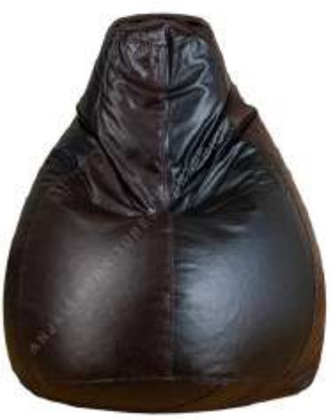 Dark Brown & Black Bean Bag